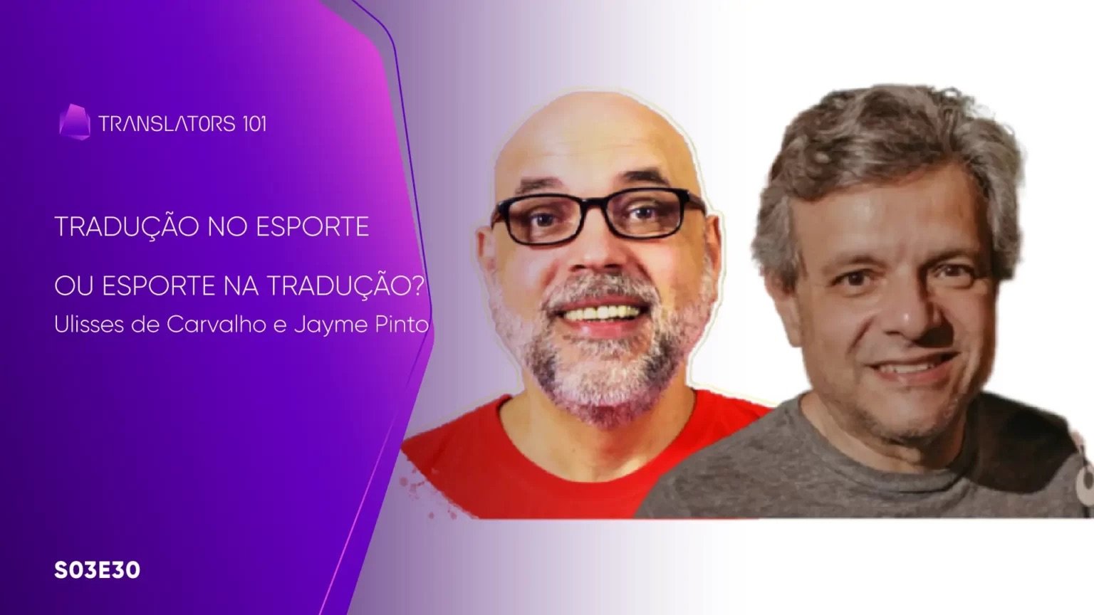 S03E30 — Tradução no esporte ou esporte na tradução? — Ulisses de Carvalho e Jayme Pinto