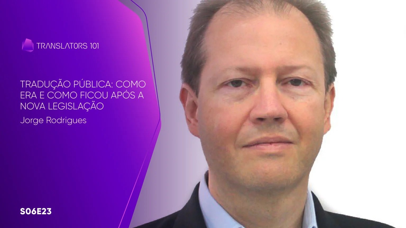 S06E23 — Tradução pública: como era e como ficou após a nova legislação — Jorge Rodrigues